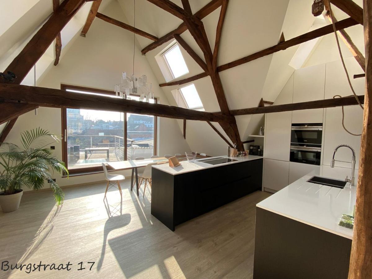 Burgstraat 17 Apartment In Exclusive Patrician House In Medieval Gandawa Zewnętrze zdjęcie